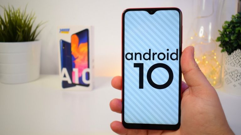 Samsung a10 que android tiene