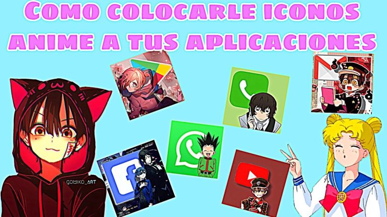 Iconos de anime para apps