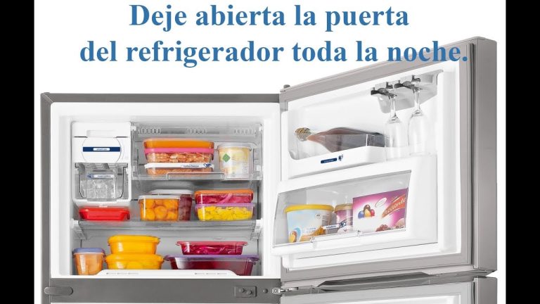 Peligro de alimentos en mal estado: ¿Dejaste el congelador abierto toda la noche?