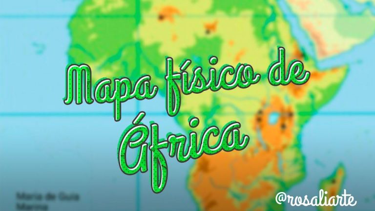 ¡Descarga el Mapa Físico de África para Rellenar y Explorar!