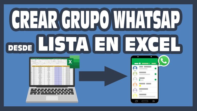 Crea un chat de WhatsApp con lista de Excel en 3 pasos