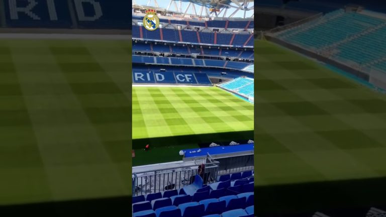 Descubre la espectacular vista desde la tribuna lateral este del Bernabéu