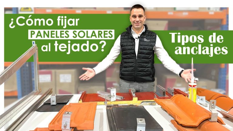 Descubre la solución perfecta para sujetar placas solares en tejados de tejas