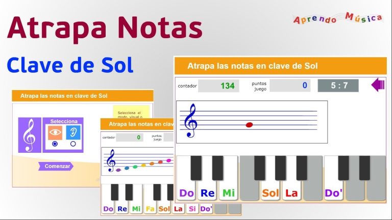 Atrapa las notas clave de sol: El truco para mejorar tu habilidad musical