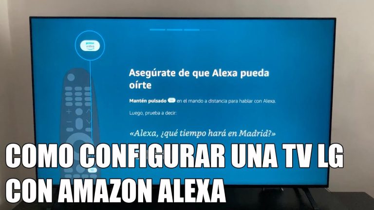 Aprende a vincular tu TV LG con Alexa en simples pasos