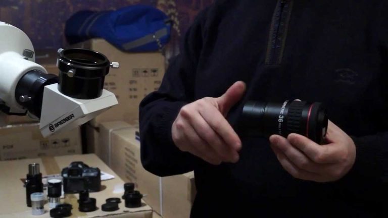 Cómo acoplar cámara reflex al telescopio en 4 sencillos pasos