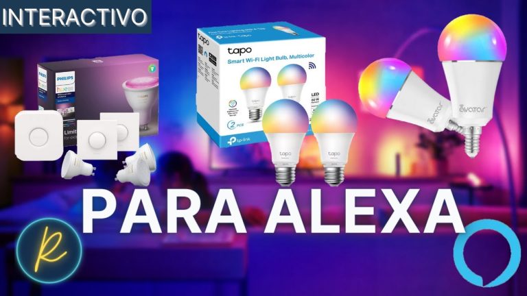 Controla tu iluminación con facilidad: lámparas compatibles con Alexa