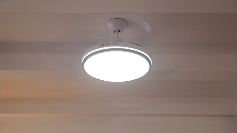 Refresca tu hogar con el ventilador de techo con aspas retráctiles de última tecnología