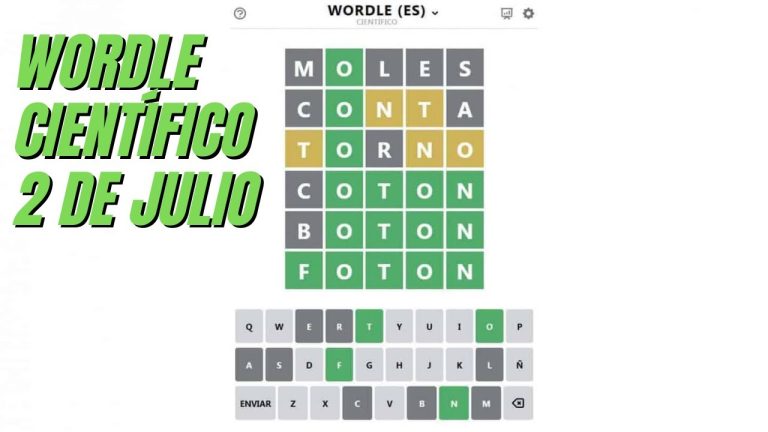 Descubre la palabra de hoy con Wordle de Daniel FRG