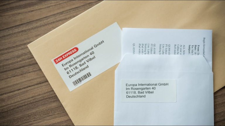 Plantilla de etiqueta para envío de paquete: facilitando tus envíos